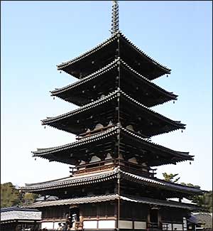 法隆寺　五重塔